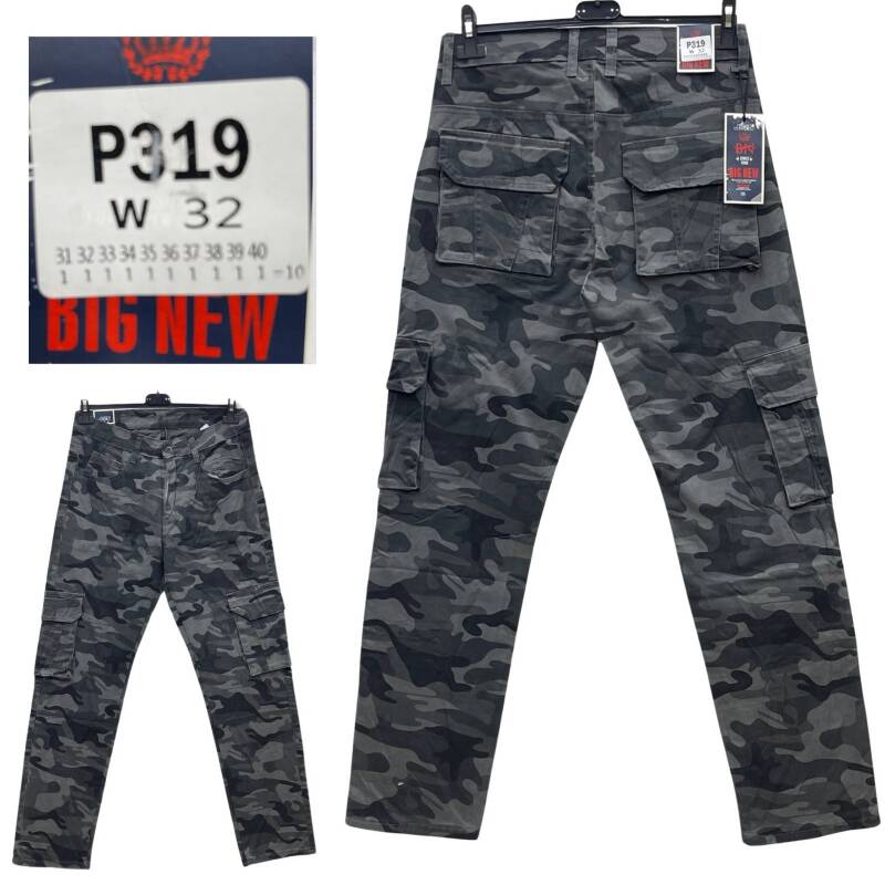 Spodnie jeansy meskie Roz 31-40, 1 Kolor Paczka 10 szt